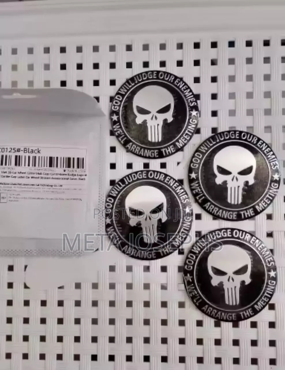 Cool Car Center Wheel Cap Decal/Sticker
