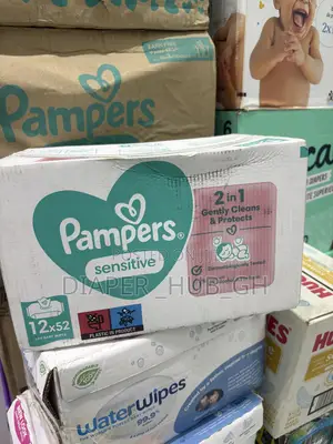 Pampers Baby Wipes Sensitive 12 X 52 Per Box