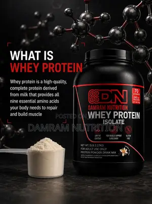 Damram Nutrition Whey Protein Isolate 5lb