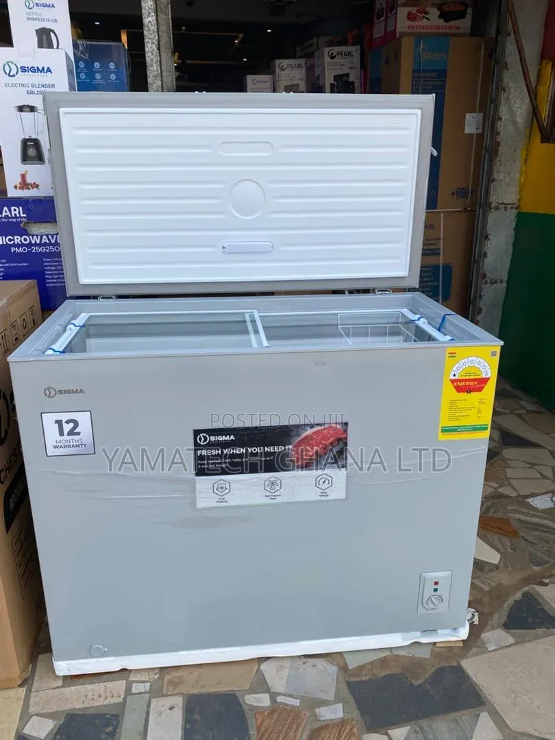 Sigma 254 Litre Quality Fast Cooling and Freezing Chest Freezer