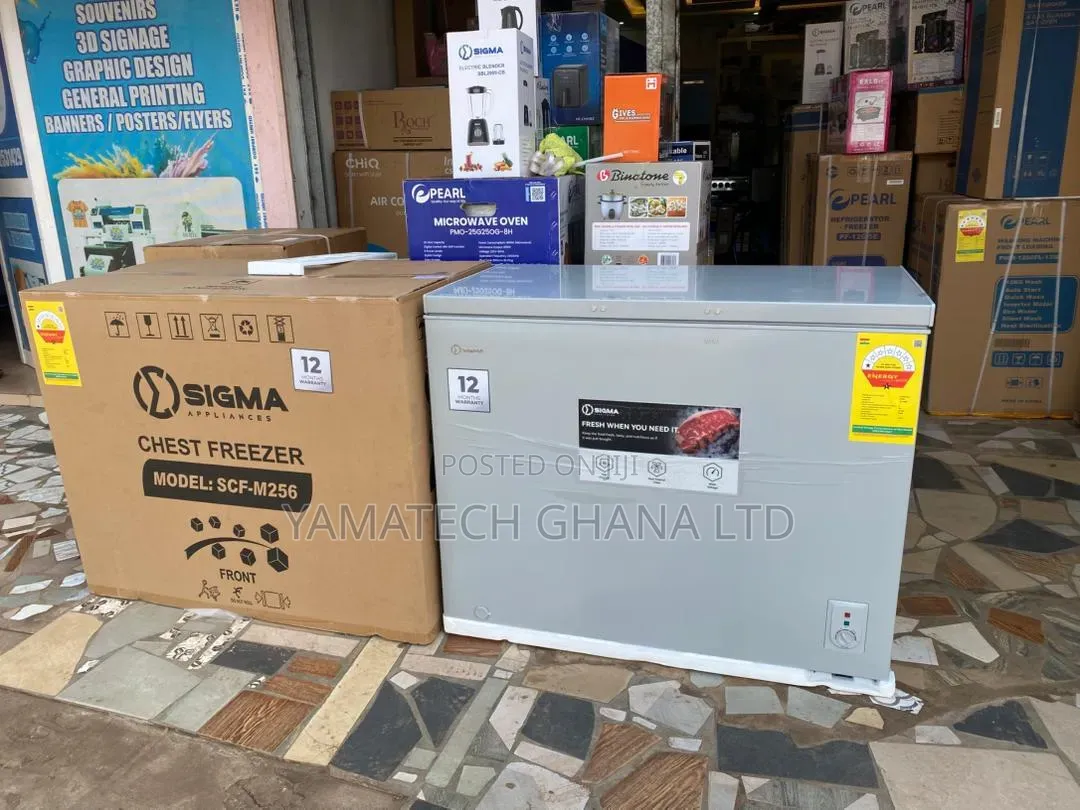 Sigma 254 Litre Quality Fast Cooling and Freezing Chest Freezer