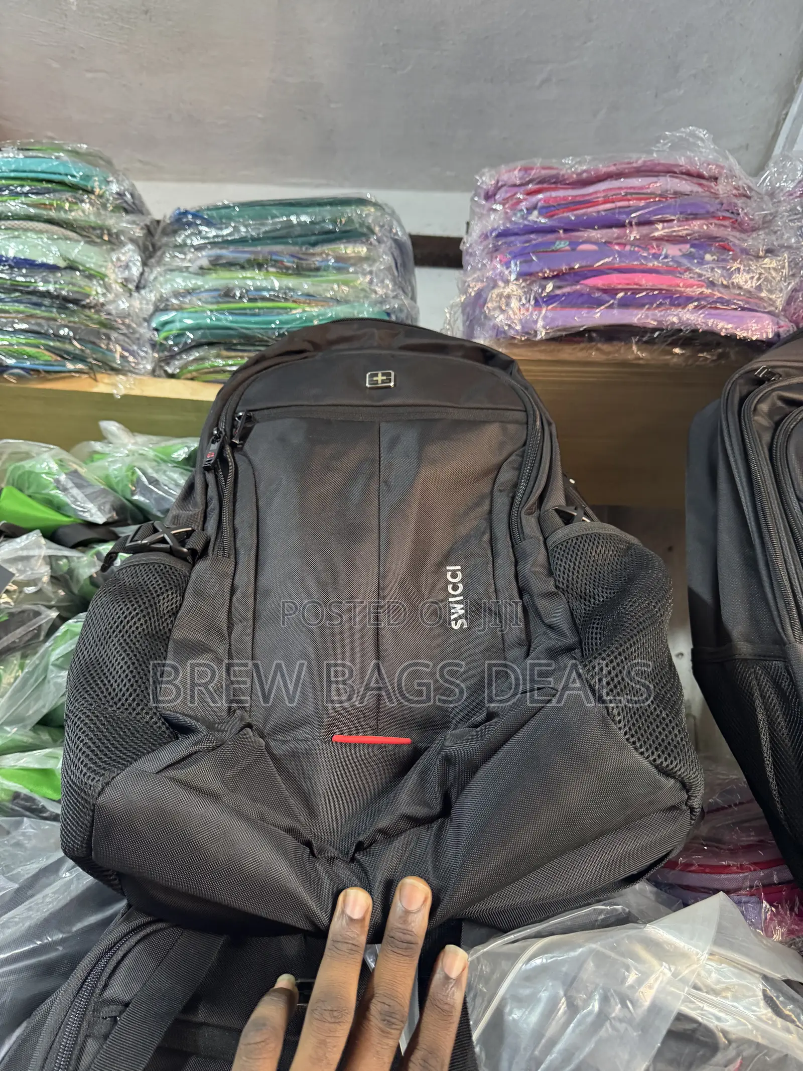 Premium Quality Suissewin Stock Backpack Very Durable.