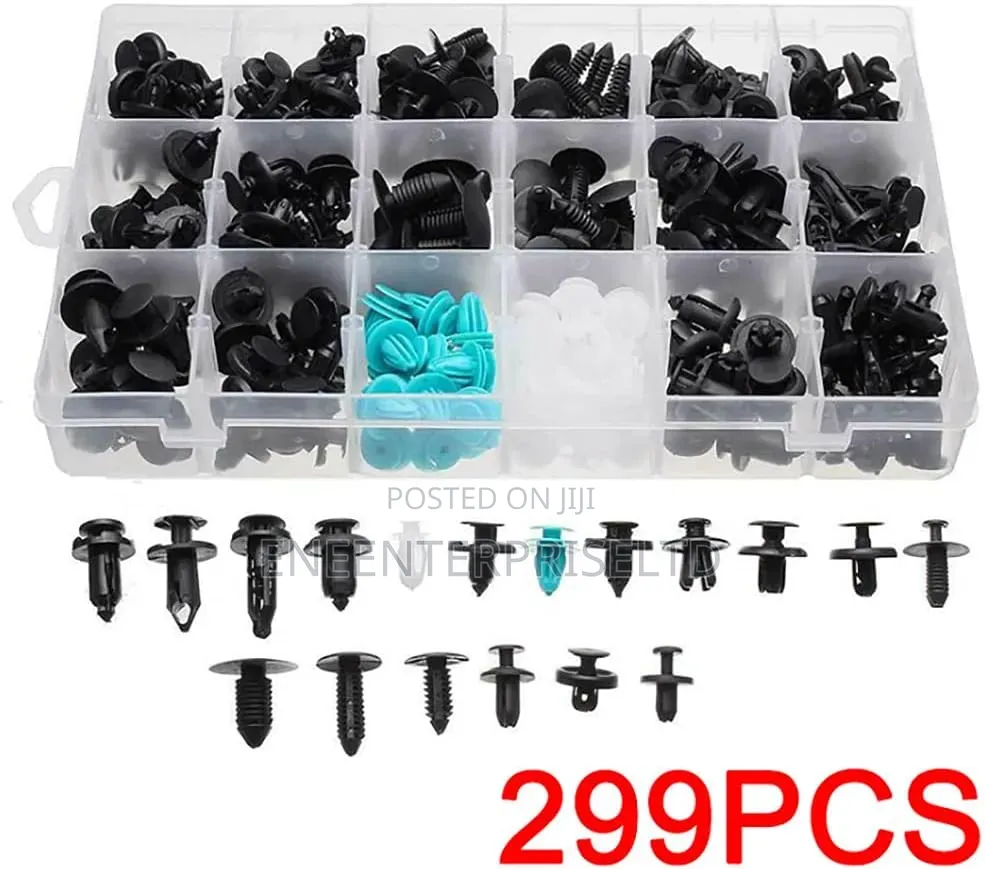 299 PCS Push Type Retainer Clips for All Cars
