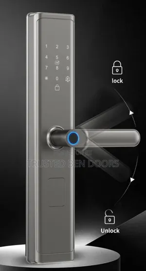 Wireless Tuya Wifi App Biometric Smart Door Locks for All Doors