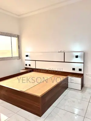 Queen Size Bed Frame With Two Side Drawer