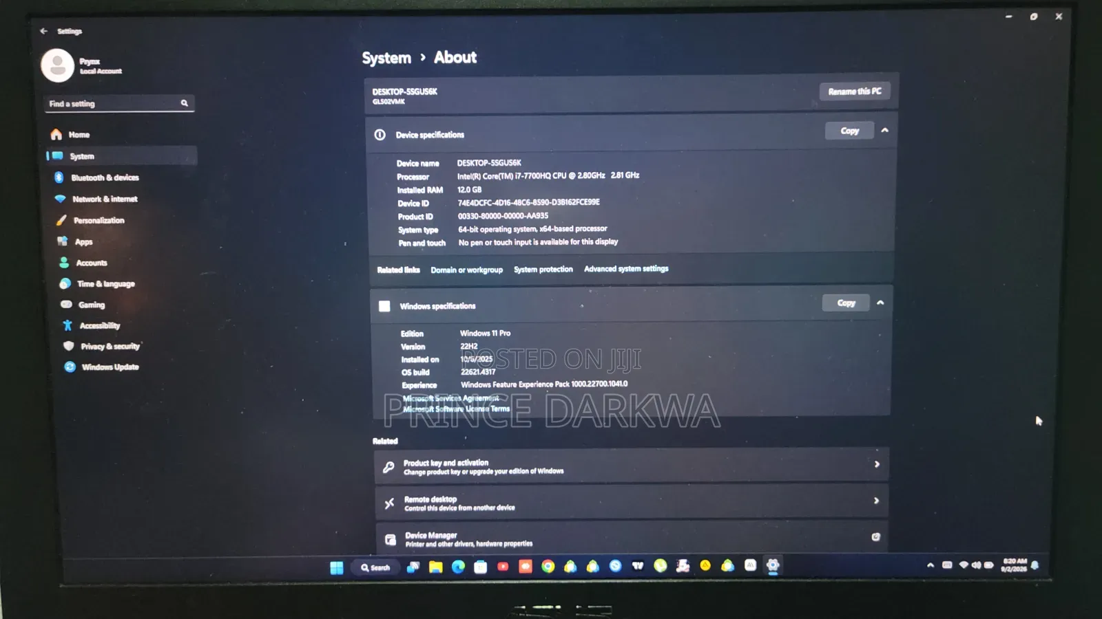 Laptop Asus ROG GL502VM 12GB Intel Core i7 HDD+SSD 256GB