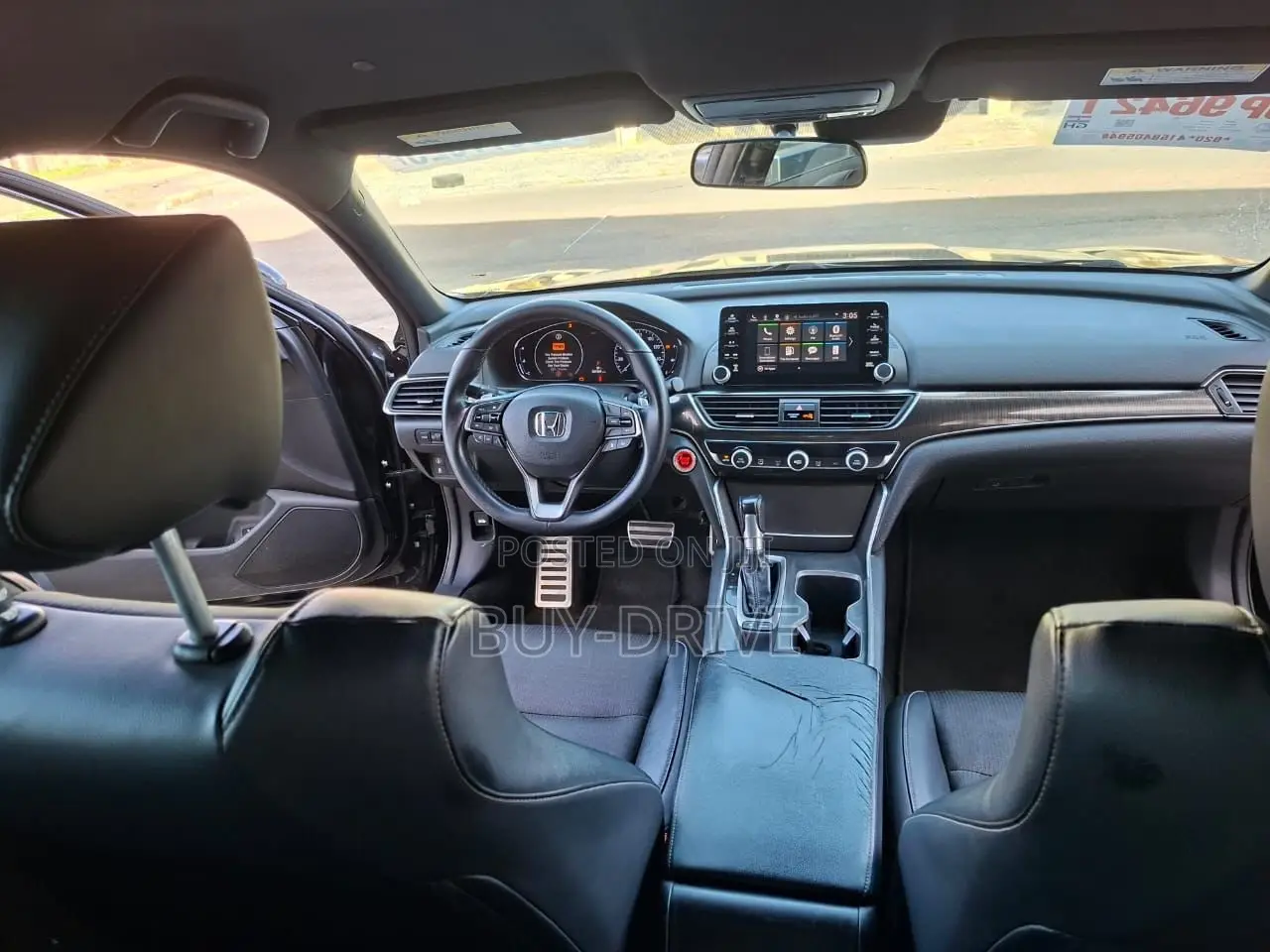 Honda Accord Sport (1.5L 4cyl Turbo CVT) 2019 Black