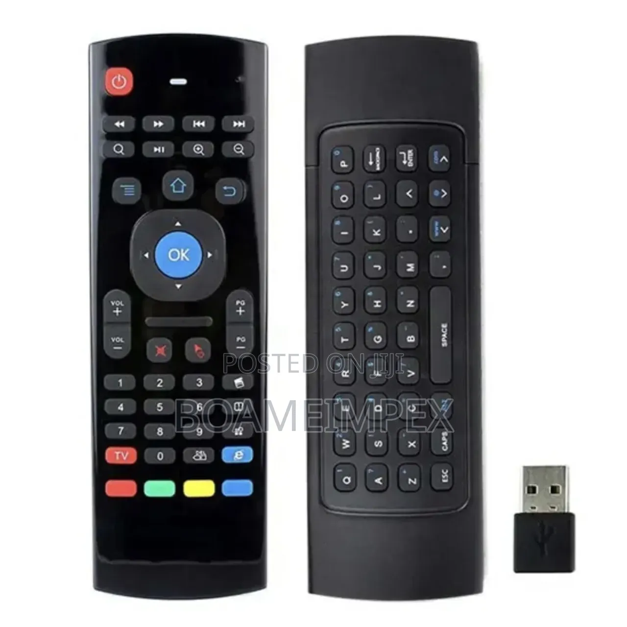 Air Mouse With Keyboard for Smart TVs and PC
