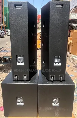Electro-Voice(EV) Full Range and Single Sub Set With Amplifier Rack