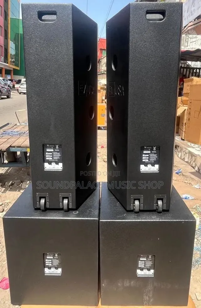 Electro-Voice(EV) Full Range and Single Sub Set With Amplifier Rack