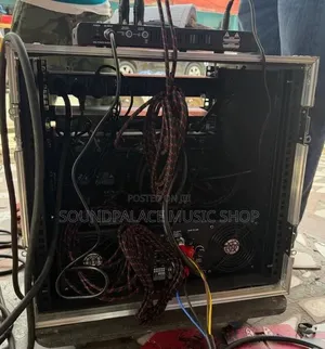 Electro-Voice(EV) Full Range and Single Sub Set With Amplifier Rack