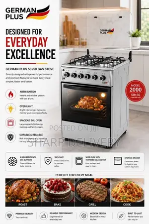 Gas Oven Plus Grilla