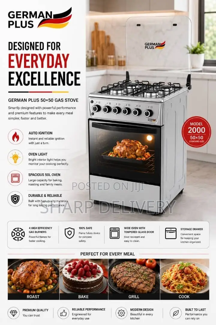 Gas Oven Plus Grilla