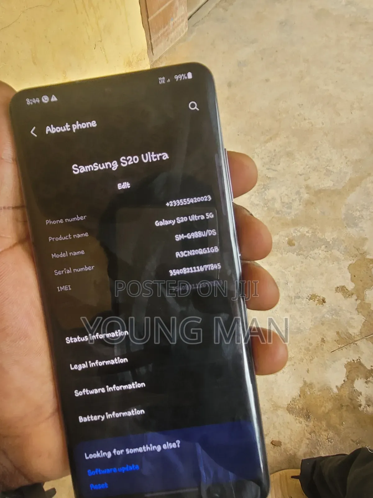Samsung Galaxy S20 Ultra 128 GB Gray