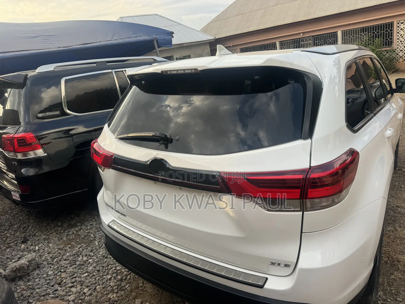 Toyota Highlander XLE 4x2 V6 (3.5L 6cyl 8A) 2018 White