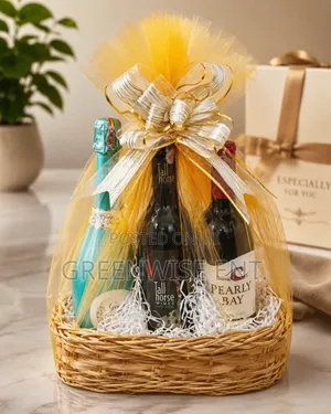 Elegant Wine Gift Hamper - Premium Birthday Gift