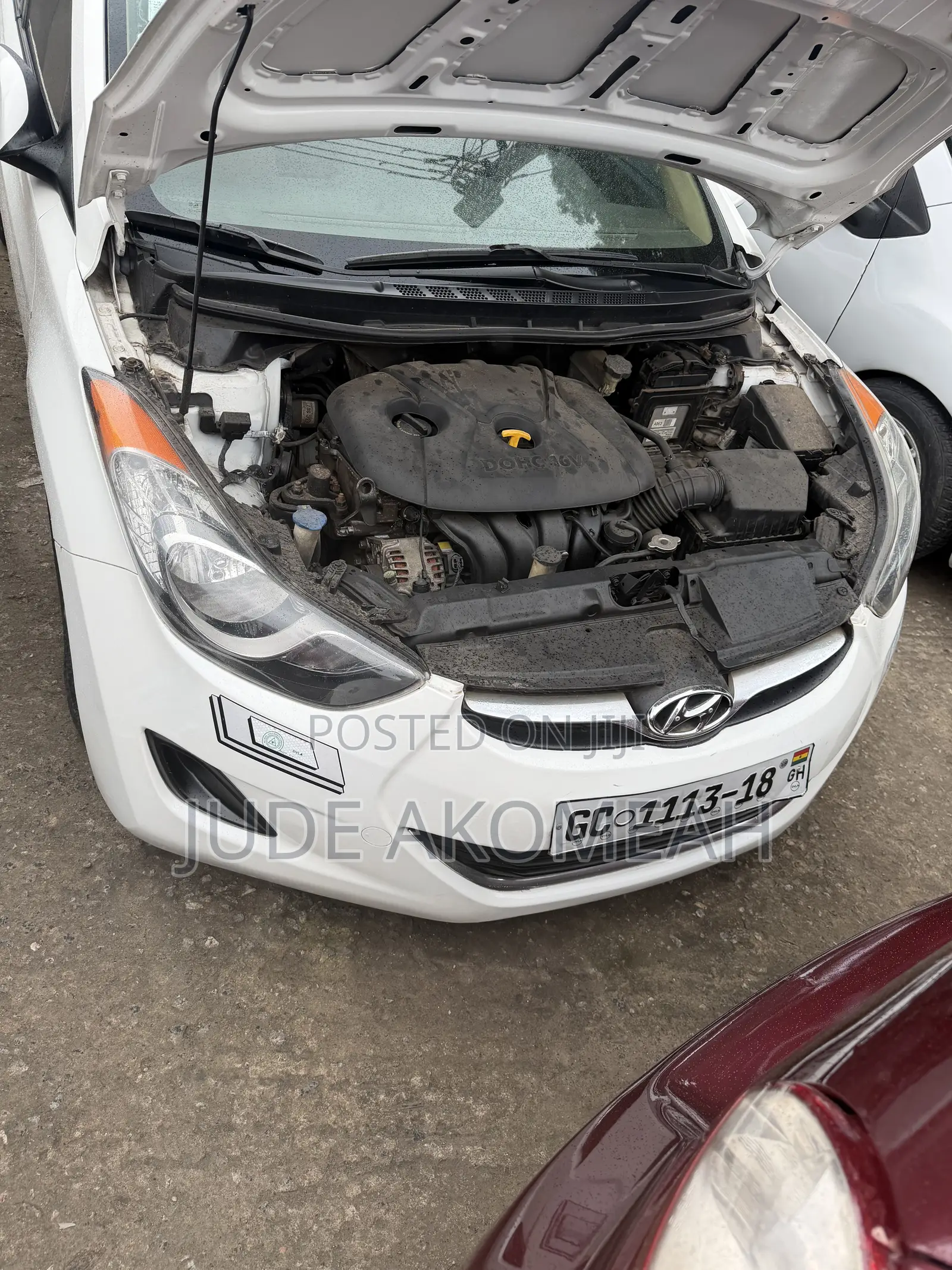 Hyundai Elantra Limited Sedan FWD (1.8L 4cyl 6A) 2013 White