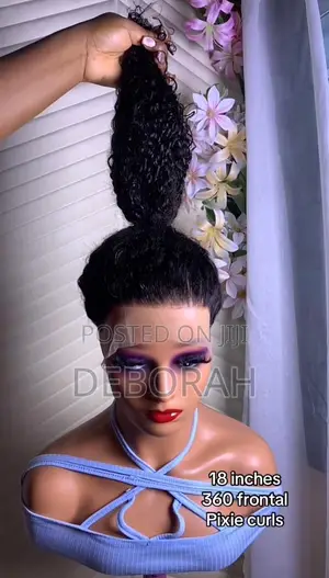 360 Frontal Pixie Curls