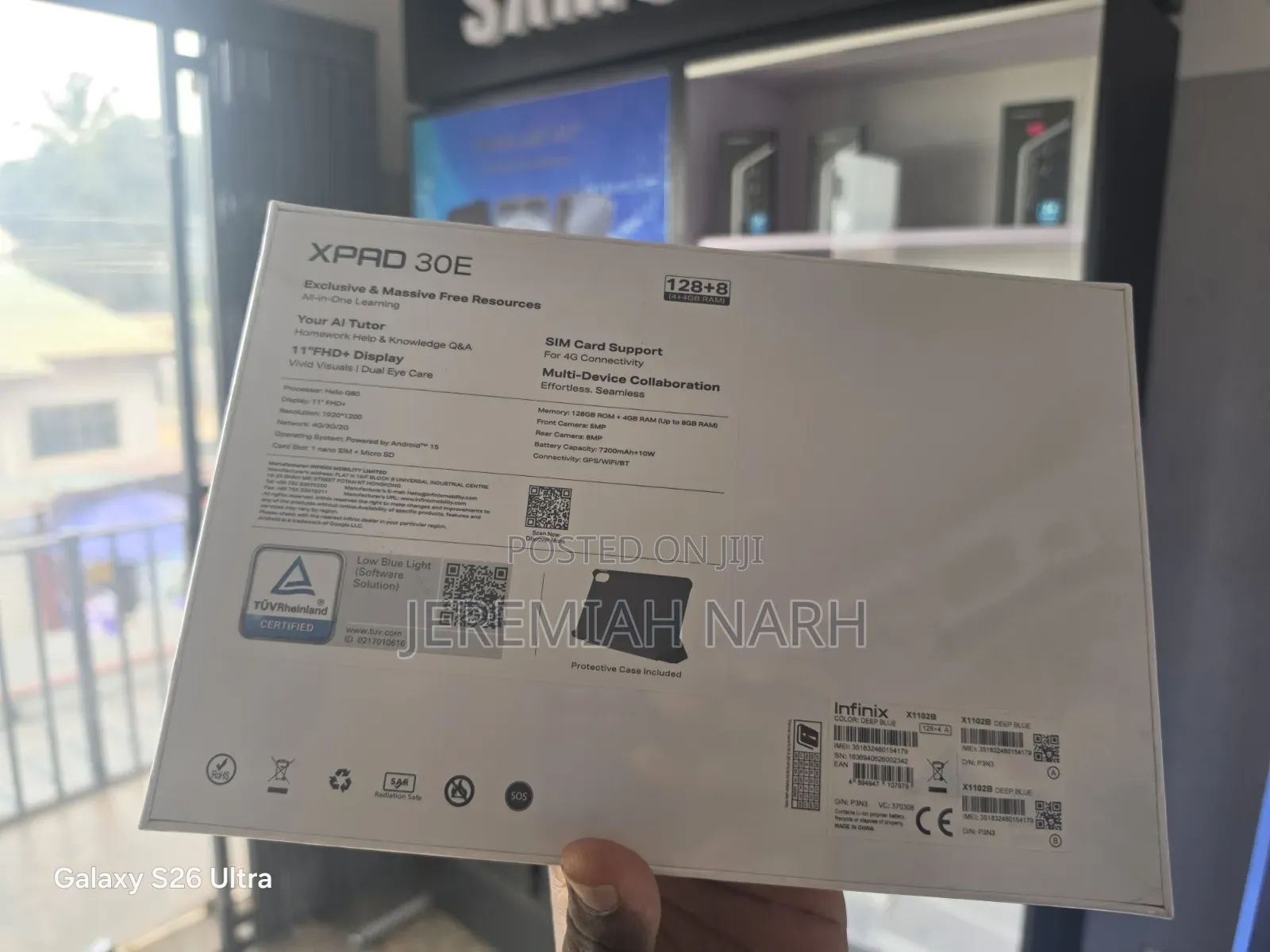New Infinix Xpad 30E 128 GB Black