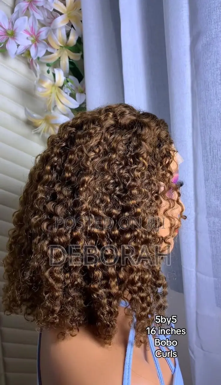 5by5 Bobo Curls Wig 16 Inches