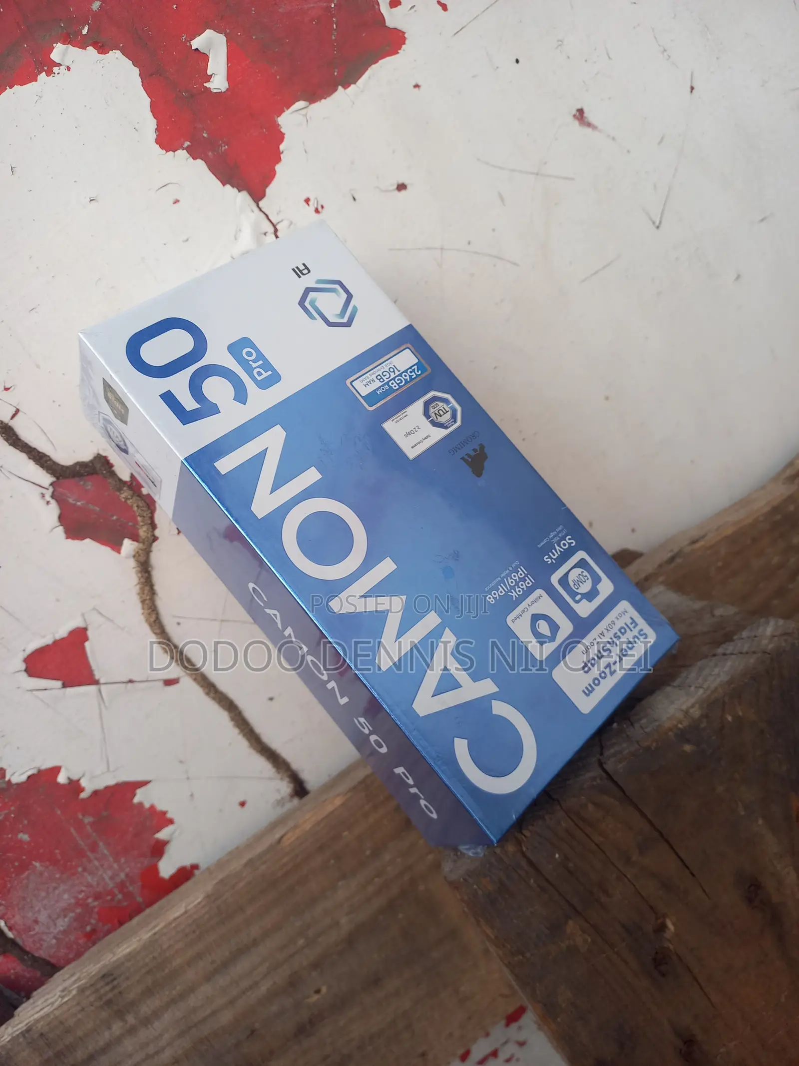 New Tecno Camon 50 Pro 256 GB Black