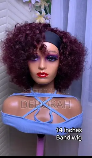 Burgundy Band Wig 350g