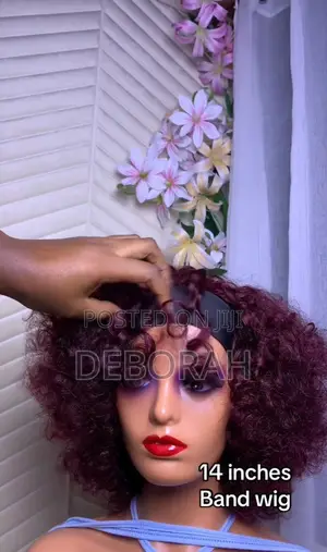 Burgundy Band Wig 350g