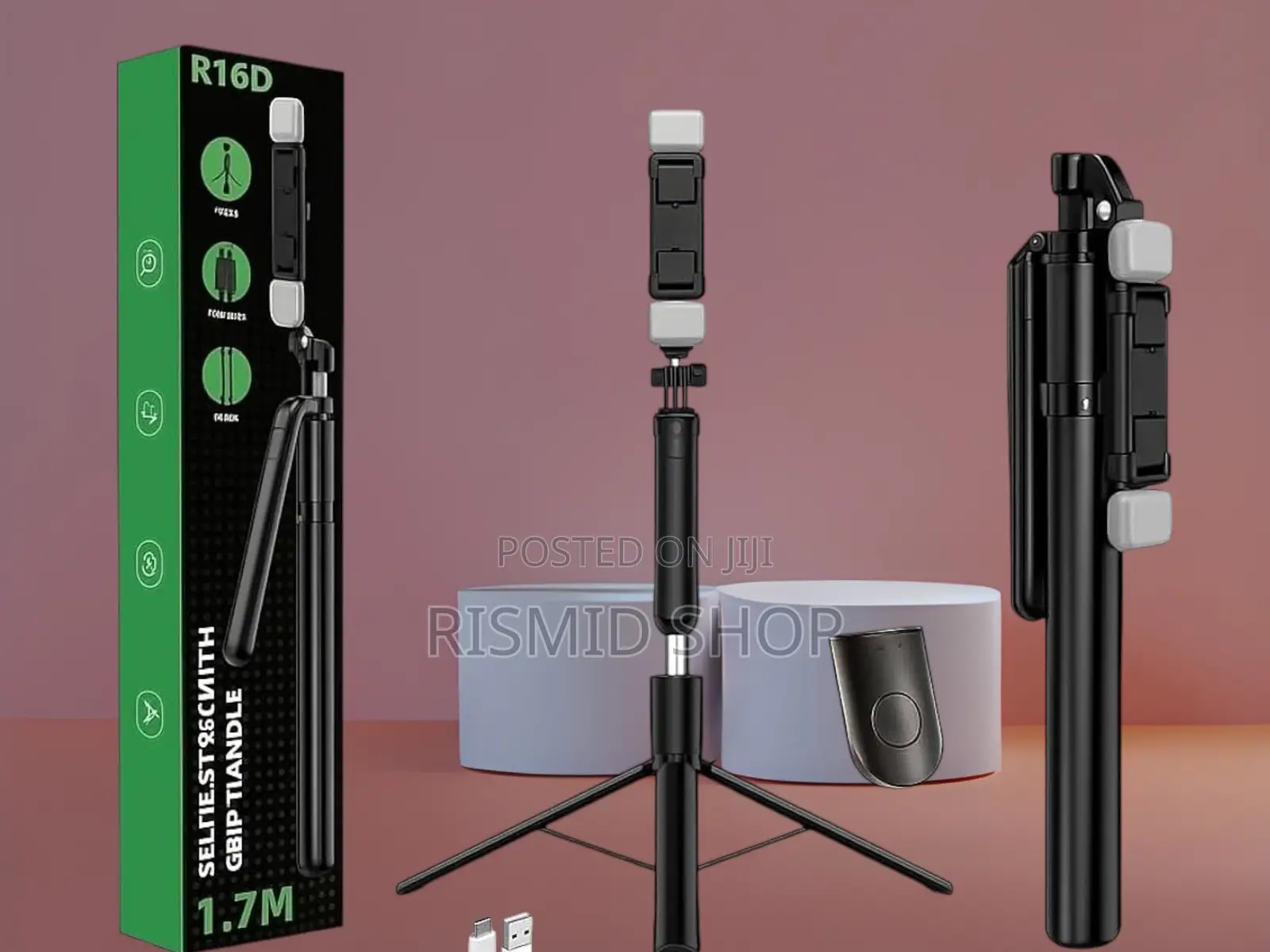 R16D Extendable Selfie Stick With Tripod