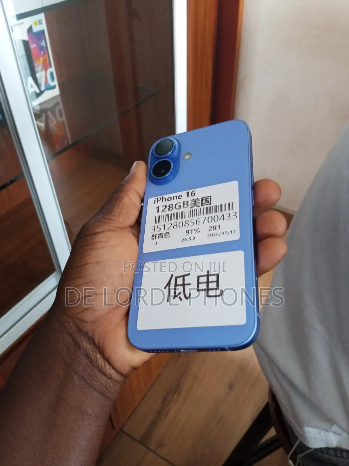 Apple iPhone 16 128 GB Blue