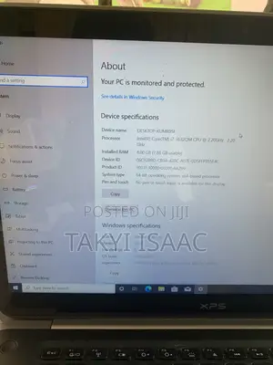 Laptop Dell XPS 13 8GB Intel Core i7 HDD 160GB