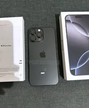 New Apple iPhone 16 Pro Max 512 GB Black