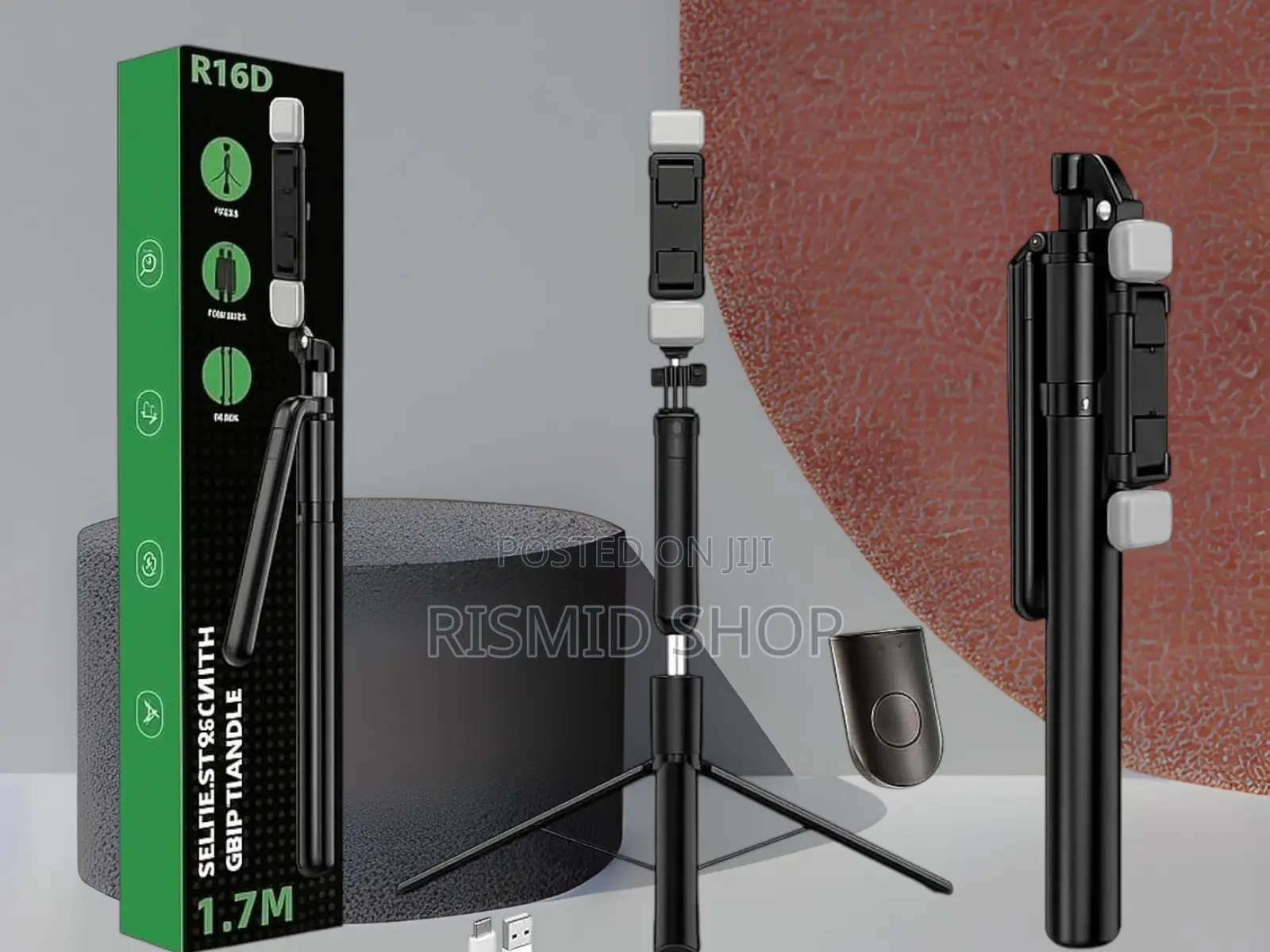 R16D Compact Multifunctional Phone Selfie Stick