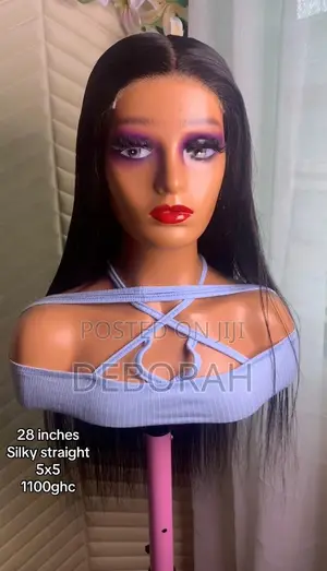 28 Inches Silky Straight Wig 5by5 Wig