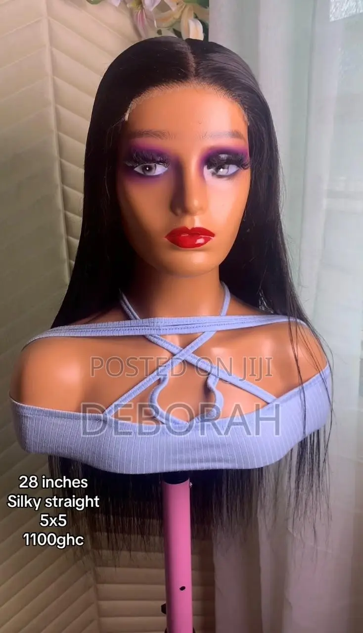 28 Inches Silky Straight Wig 5by5 Wig