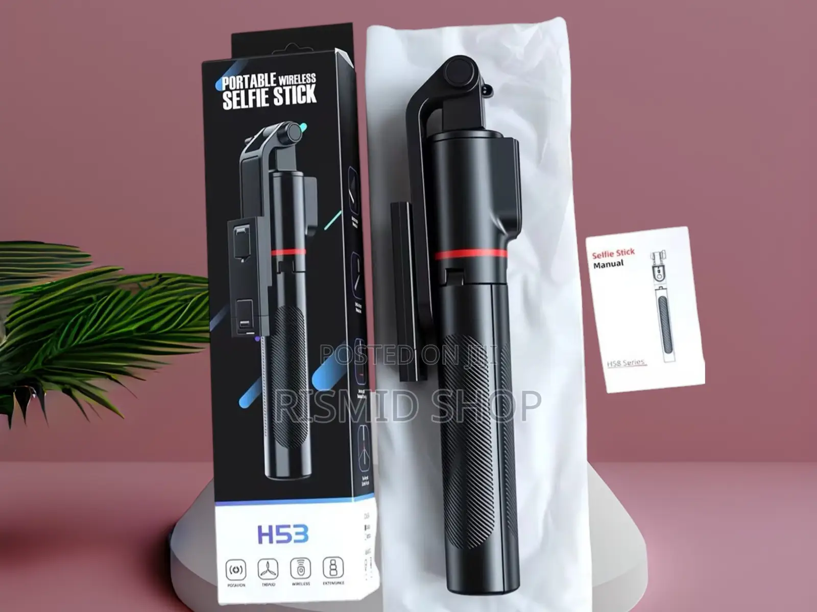 H53 Portable Extendable Selfie Stick & Tripod