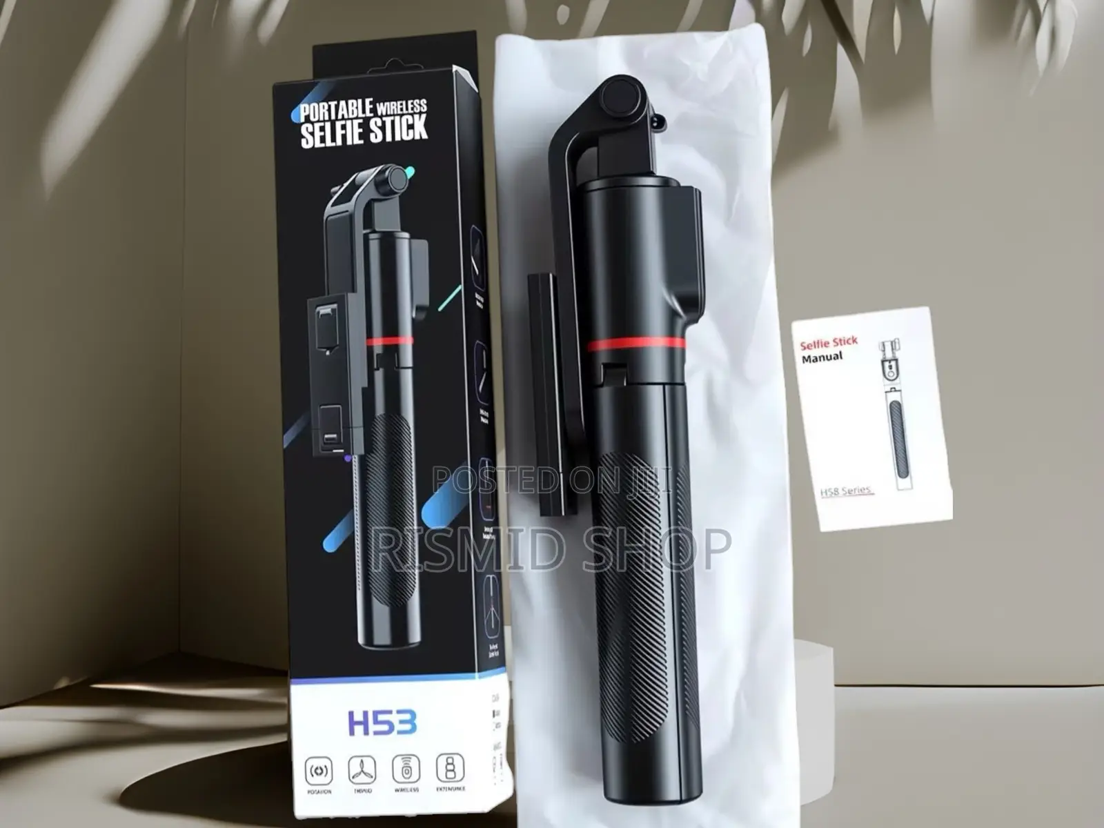 H53 Portable Extendable Selfie Stick & Tripod