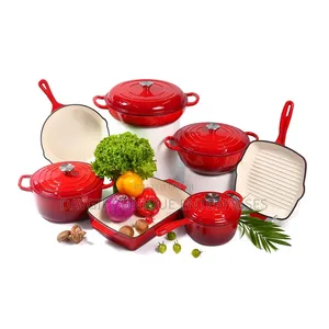 Original Heavy and Durable 11pcs Cast Iron Cookware Available