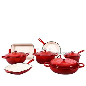 Original Heavy and Durable 11pcs Cast Iron Cookware Available