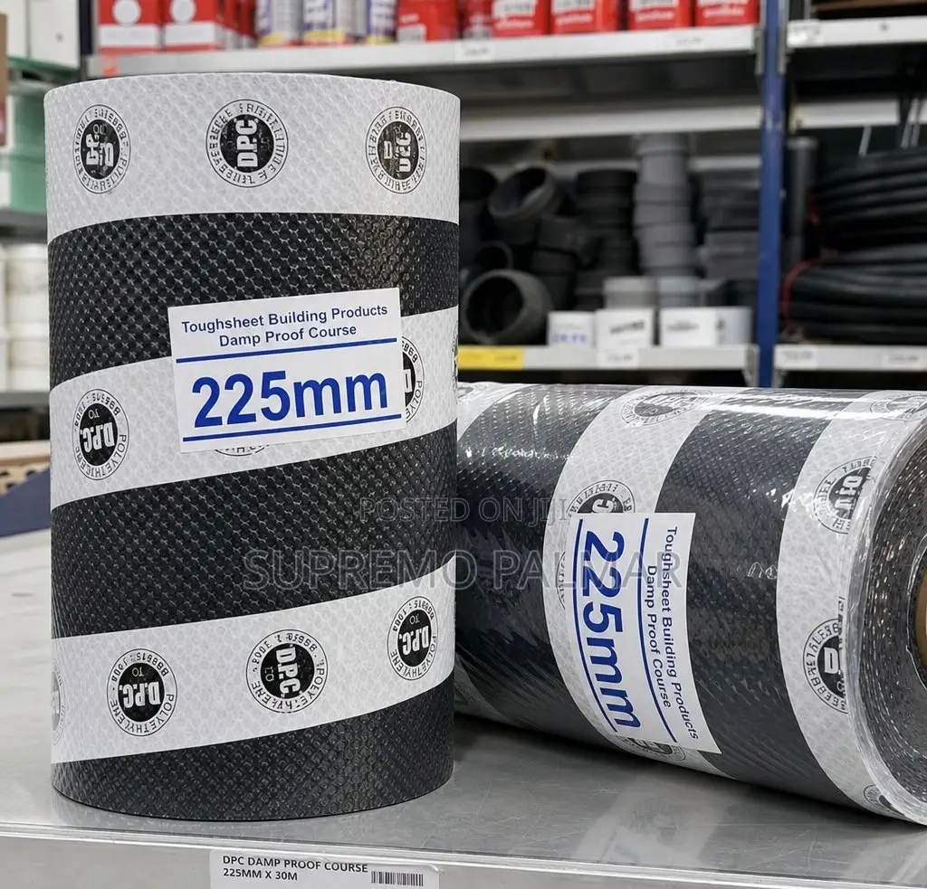 Toughsheet 9-Inch DPC Damp Proof Roll | 225mm X 30m Building Barrier