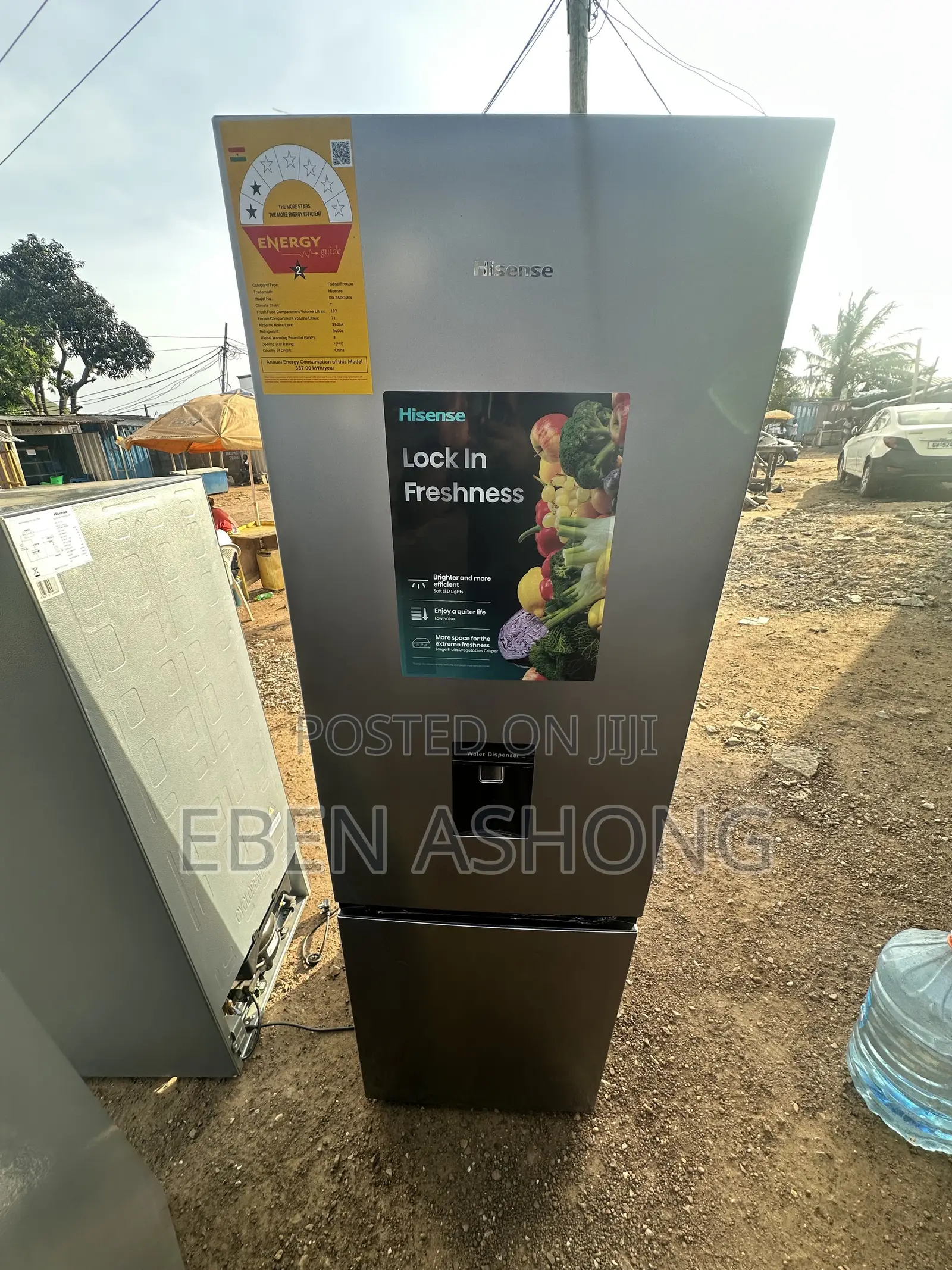 Hisense 264 Double Door Fridge