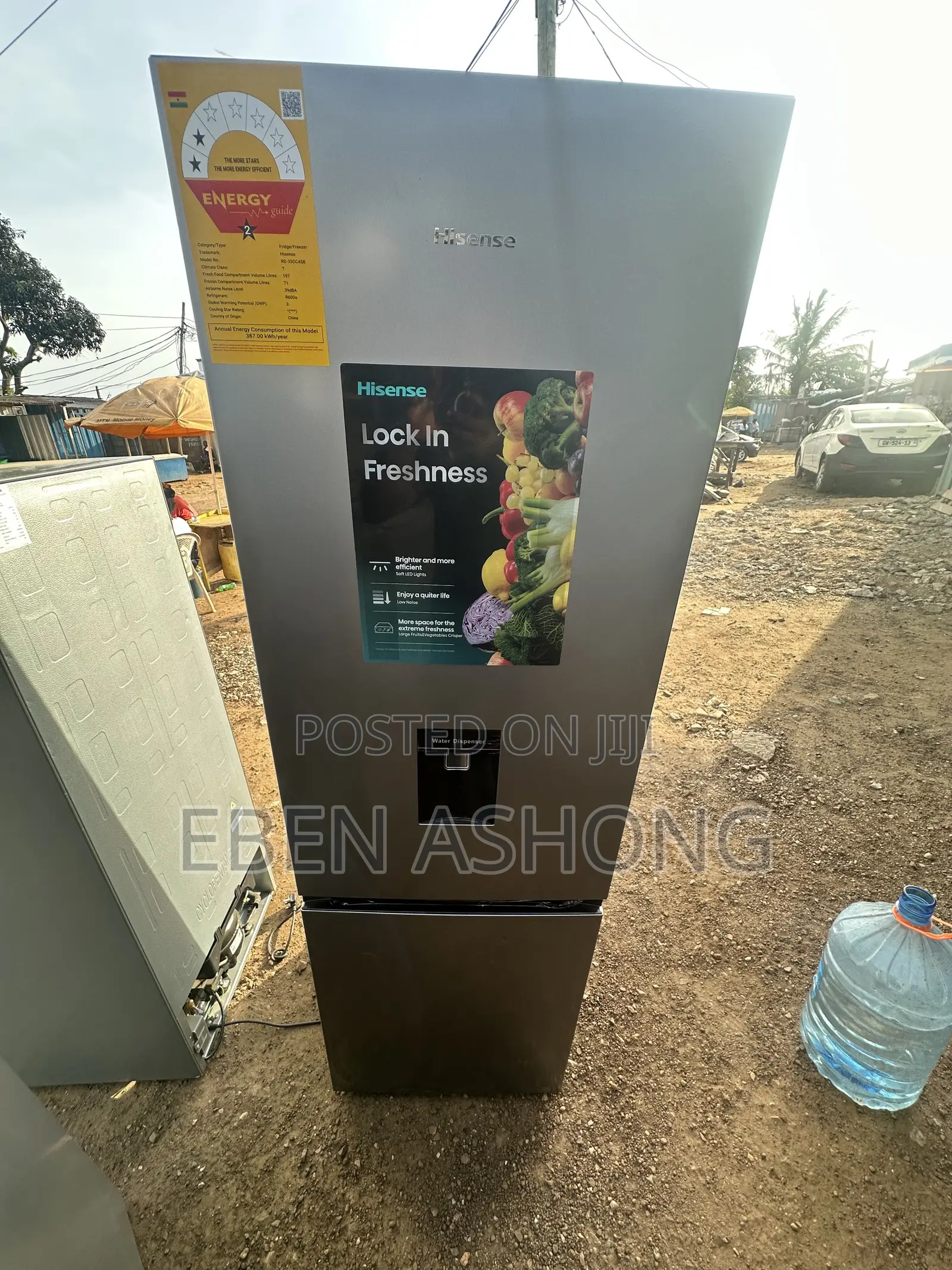 Hisense 264 Double Door Fridge