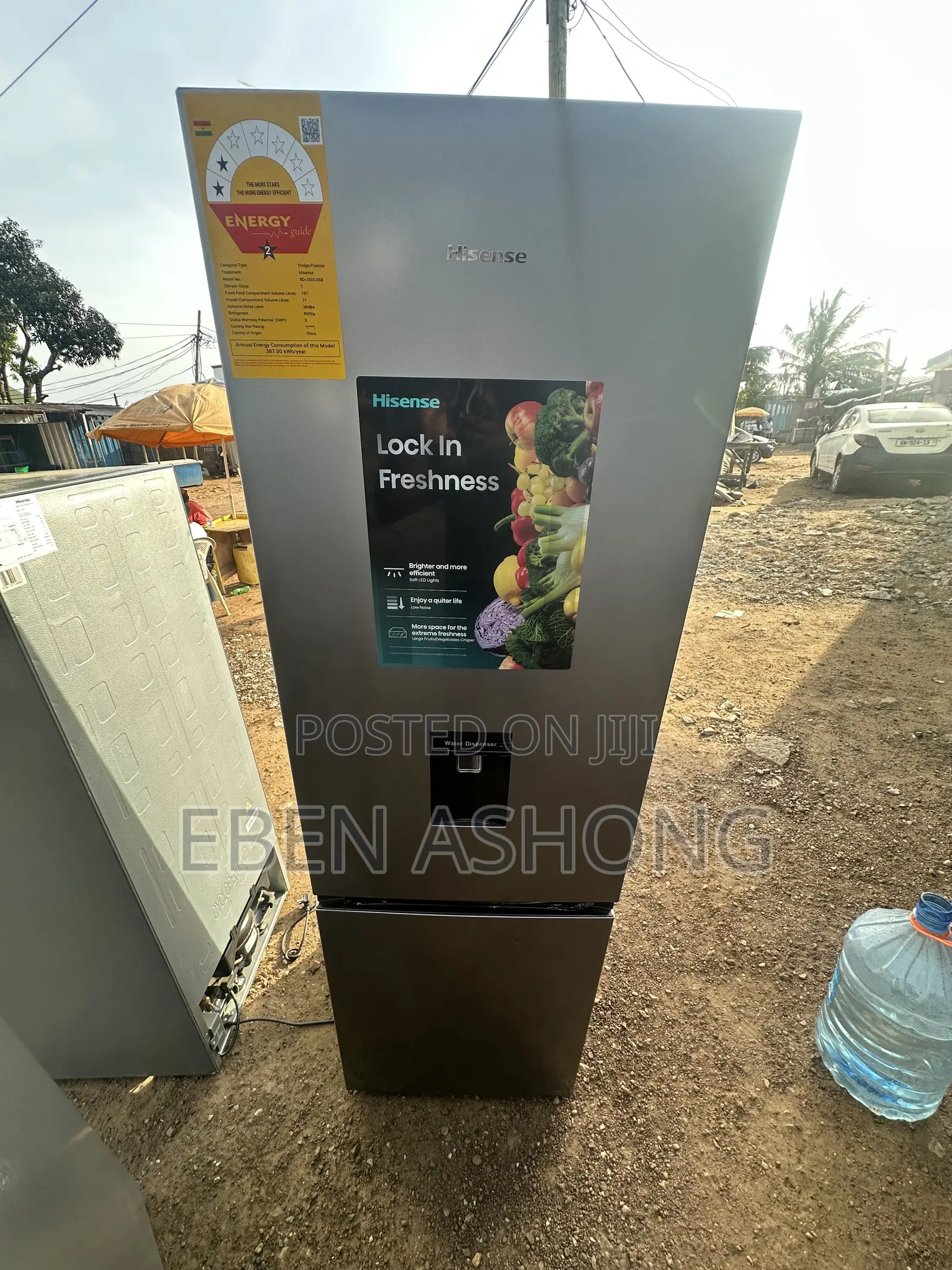 Hisense 264 Double Door Fridge
