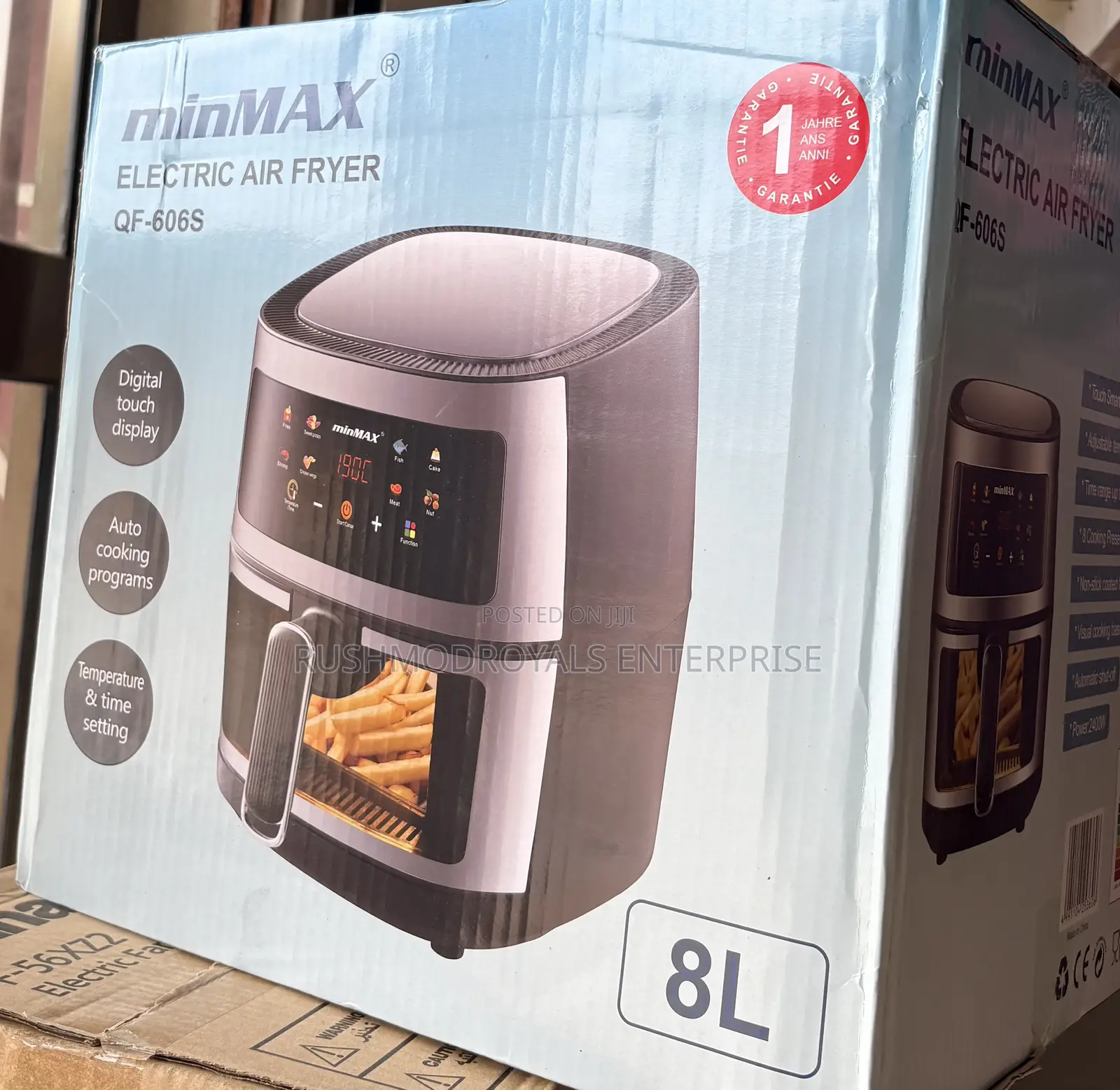 Minimax 8ltrs Digital Electric Airfryer