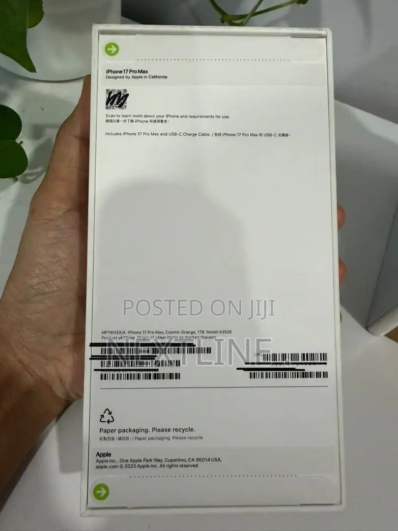 New Apple iPhone 17 Pro Max 1 TB Orange
