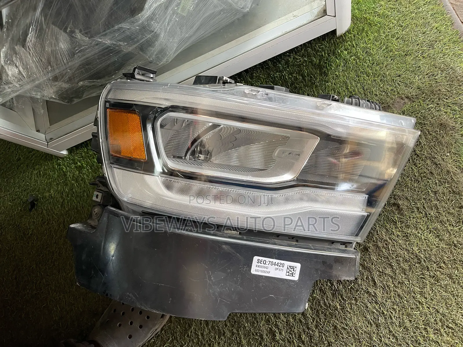 Dodge Ram 2019-2022 Led Headlights With Charger Original (Used)