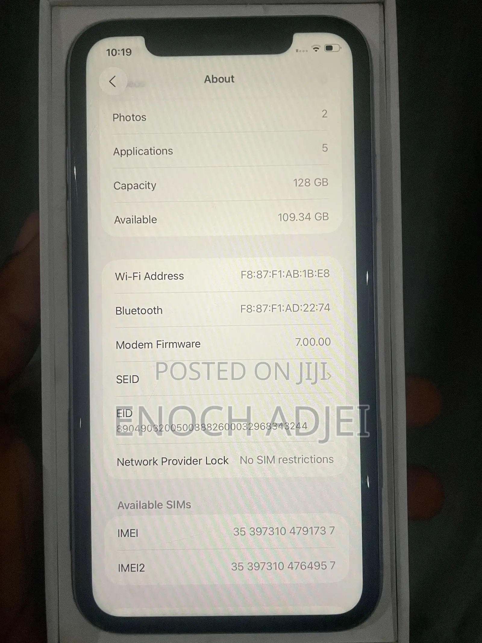 Apple iPhone 11 128 GB Purple
