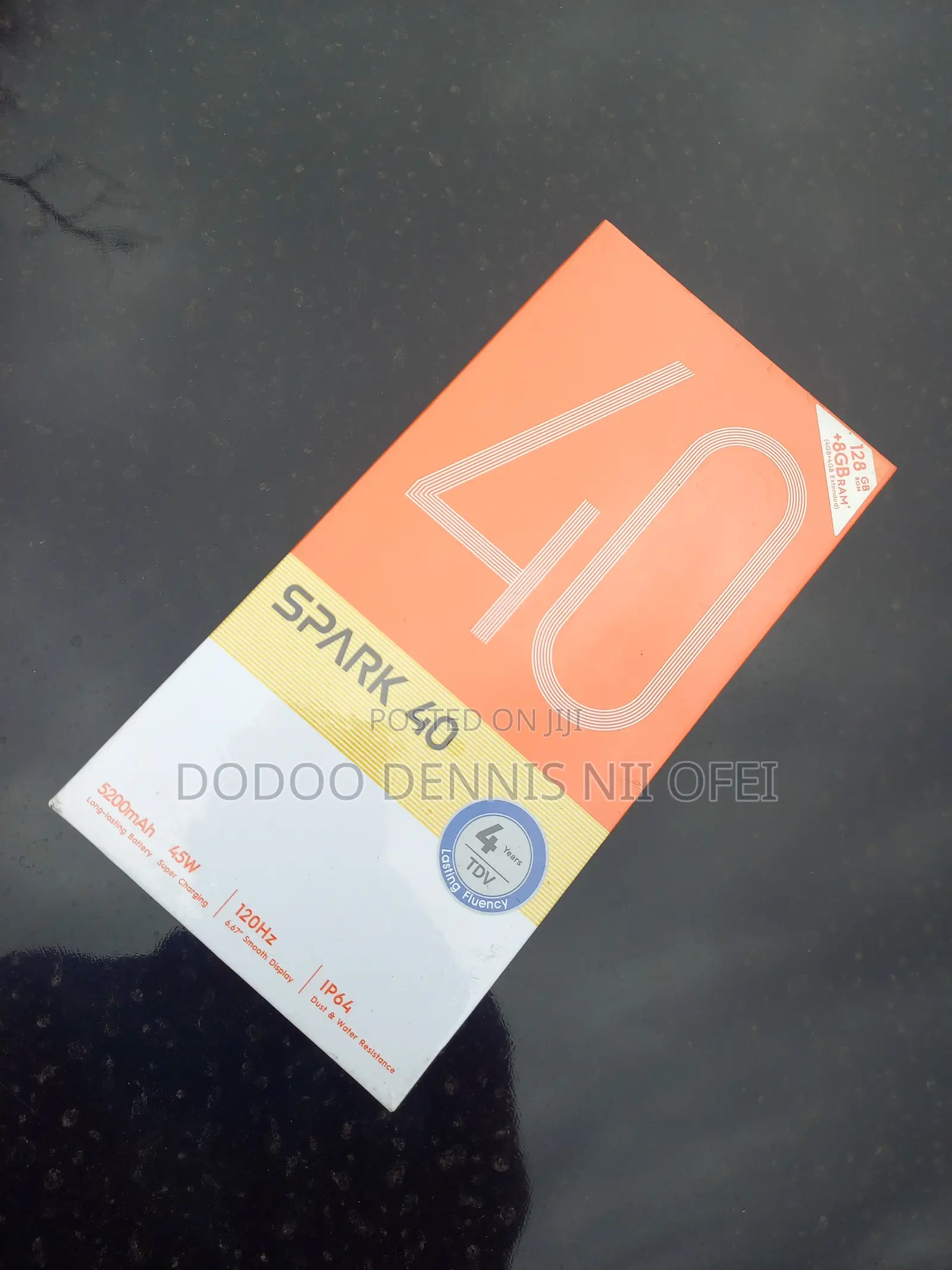 New Tecno Spark 40 256 GB Black