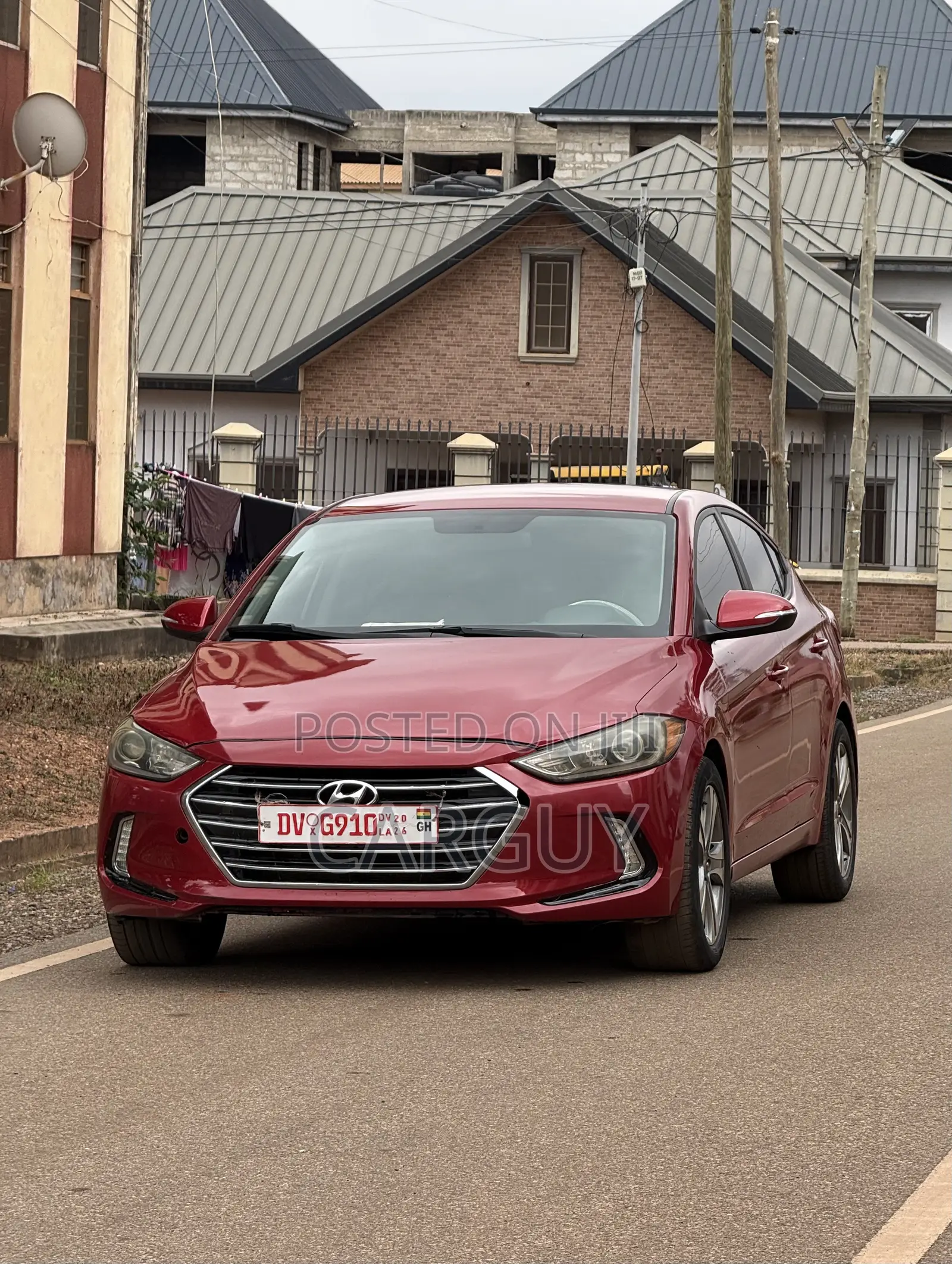 Hyundai Elantra SE Sedan FWD (2.0L 4cyl 6M) 2017 Red