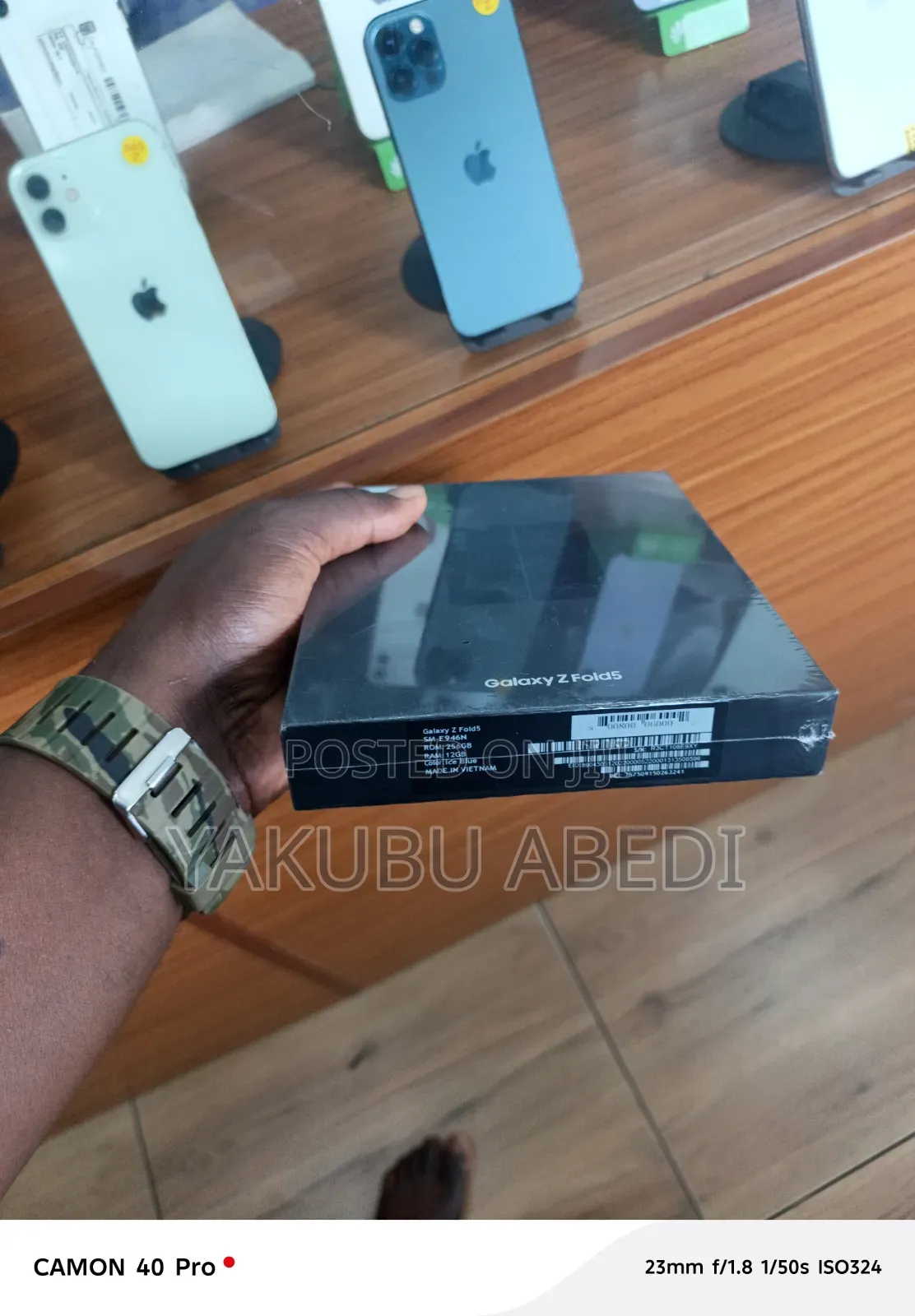 New Samsung Galaxy Z Fold 5 512 GB Black