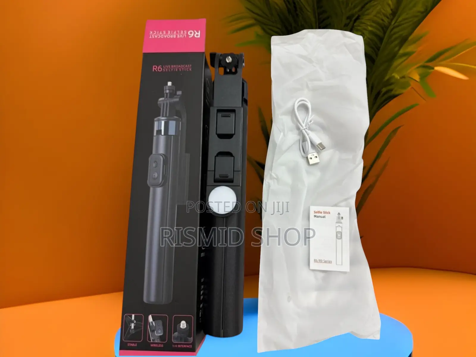 R6 Hands-Free Wireless Selfie Stick & Tripod